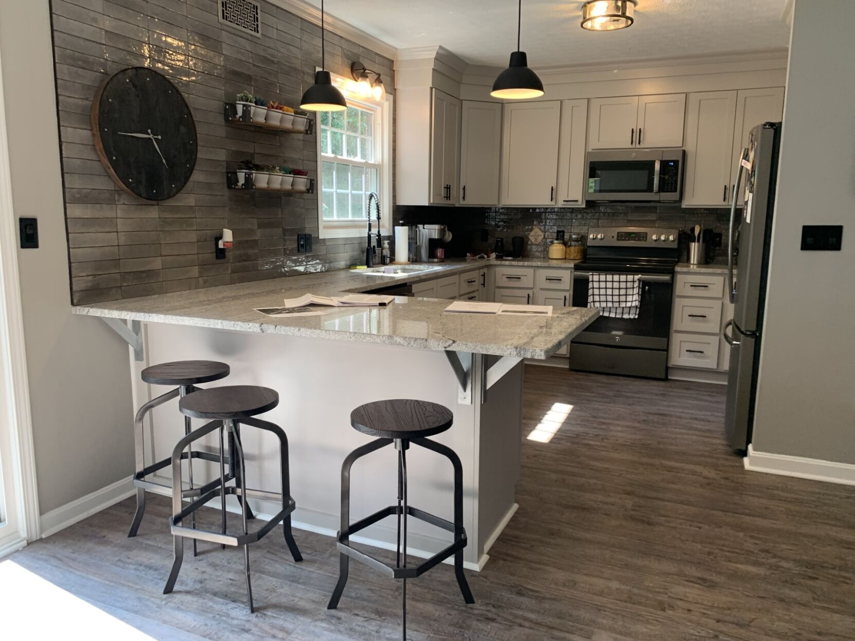 Mt. Washington sink hole home renovations kitchen